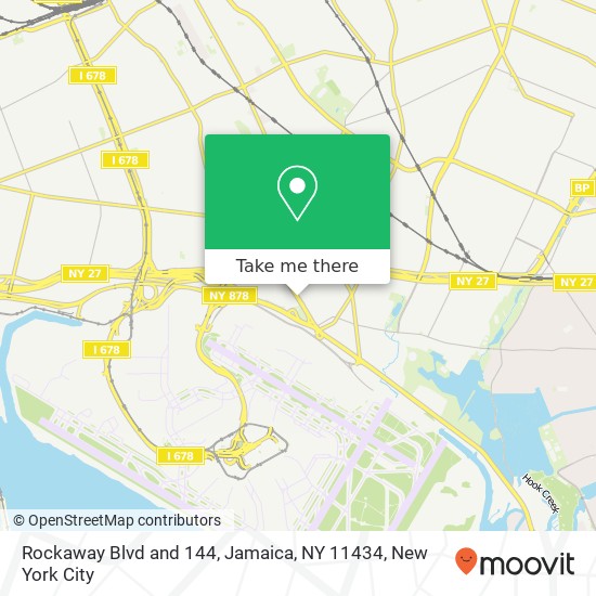 Mapa de Rockaway Blvd and 144, Jamaica, NY 11434