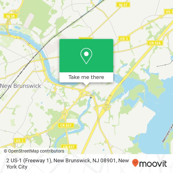 2 US-1 (Freeway 1), New Brunswick, NJ 08901 map
