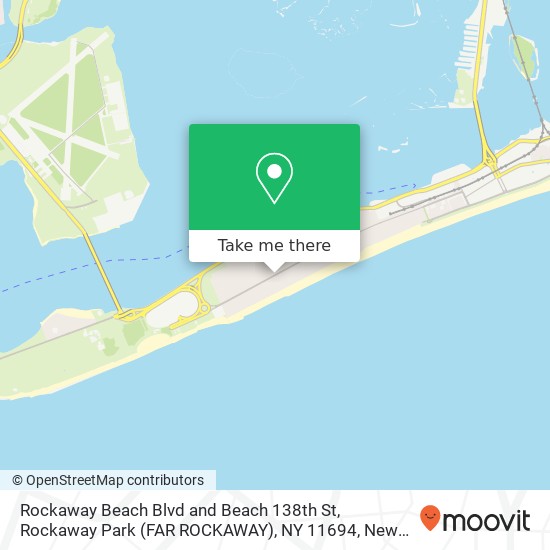 Rockaway Beach Blvd and Beach 138th St, Rockaway Park (FAR ROCKAWAY), NY 11694 map