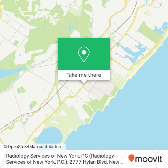 Mapa de Radiology Services of New York, PC (Radiology Services of New York, P.C.), 2777 Hylan Blvd