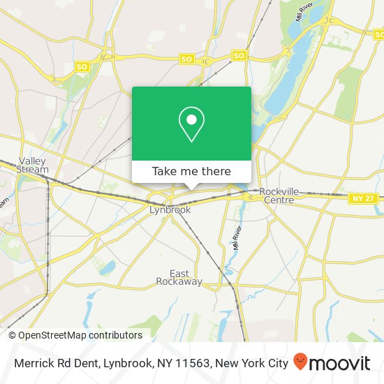 Merrick Rd Dent, Lynbrook, NY 11563 map