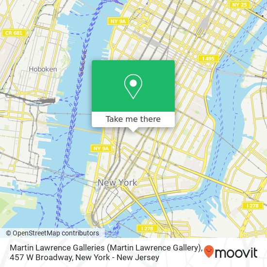 Mapa de Martin Lawrence Galleries (Martin Lawrence Gallery), 457 W Broadway