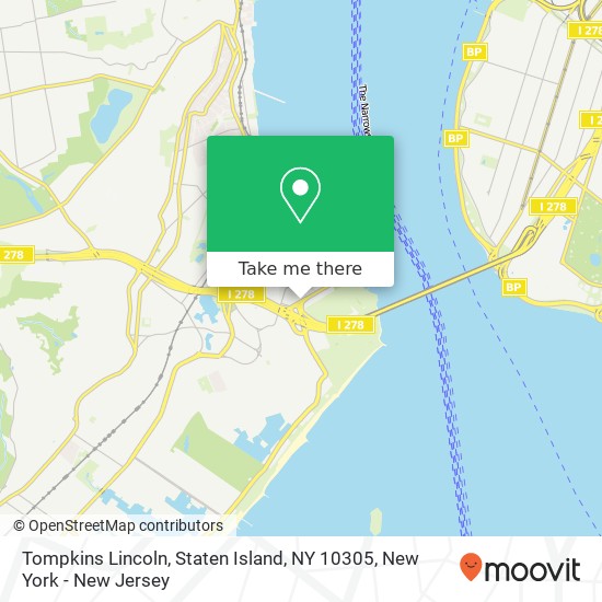 Tompkins Lincoln, Staten Island, NY 10305 map