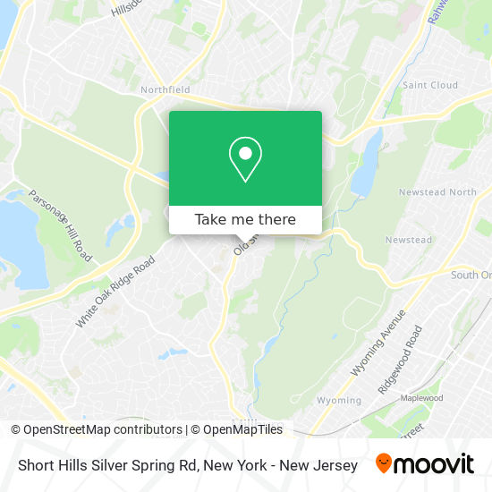 Short Hills Silver Spring Rd map