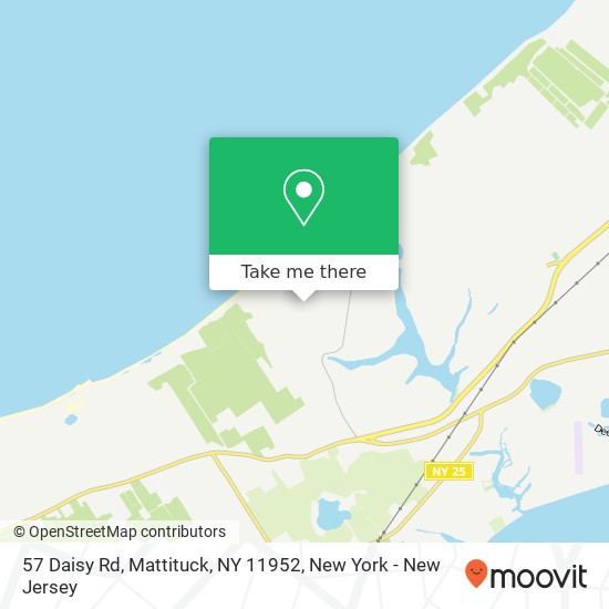 Mapa de 57 Daisy Rd, Mattituck, NY 11952