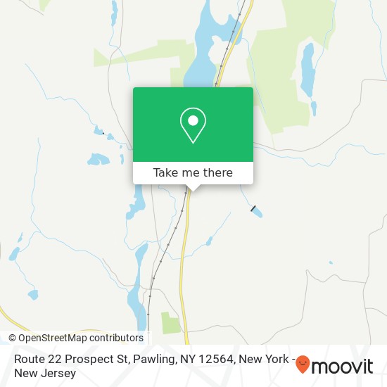 Route 22 Prospect St, Pawling, NY 12564 map