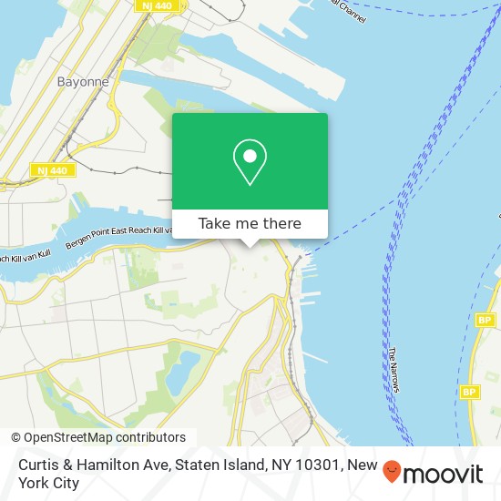 Curtis & Hamilton Ave, Staten Island, NY 10301 map