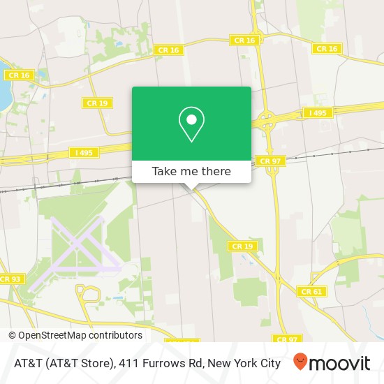 Mapa de AT&T (AT&T Store), 411 Furrows Rd