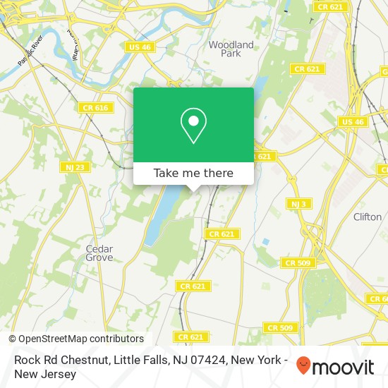 Rock Rd Chestnut, Little Falls, NJ 07424 map