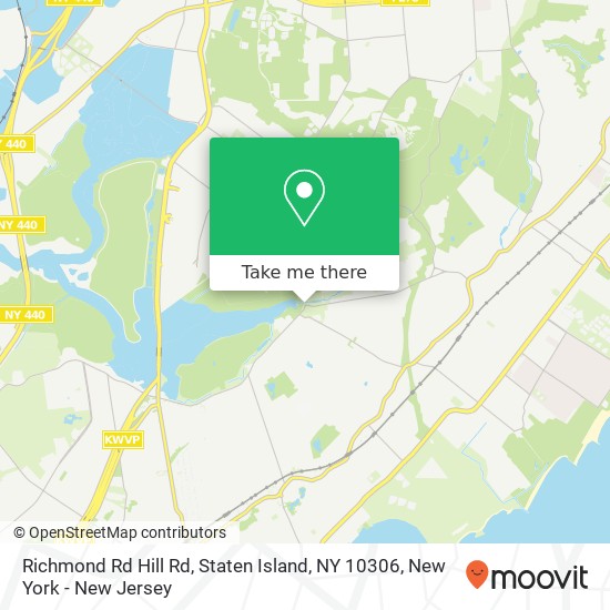 Mapa de Richmond Rd Hill Rd, Staten Island, NY 10306