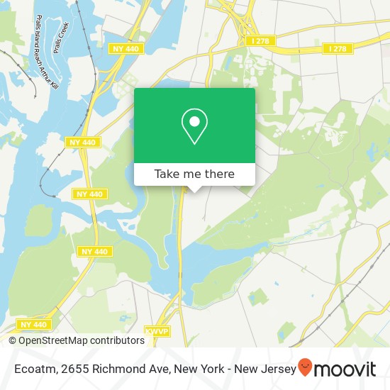 Mapa de Ecoatm, 2655 Richmond Ave