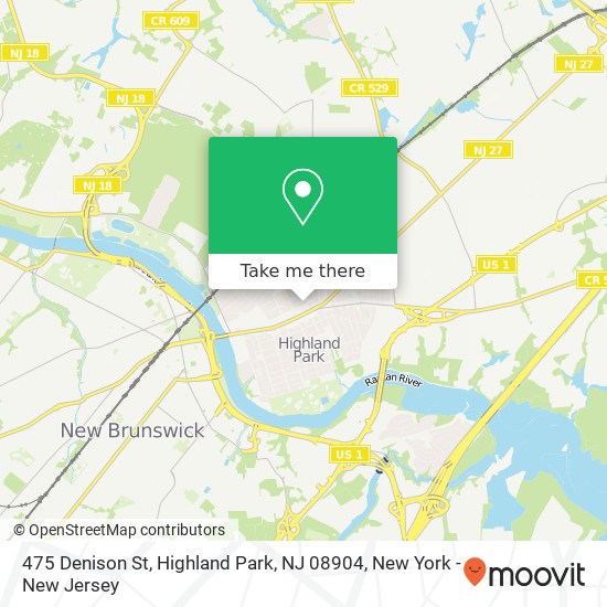 475 Denison St, Highland Park, NJ 08904 map