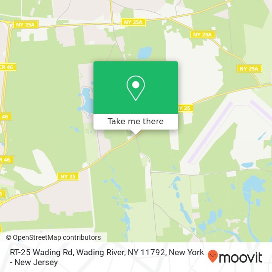 RT-25 Wading Rd, Wading River, NY 11792 map