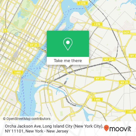 Orcha Jackson Ave, Long Island City (New York City), NY 11101 map