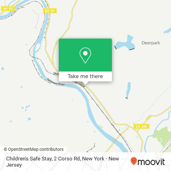 Children's Safe Stay, 2 Corso Rd map