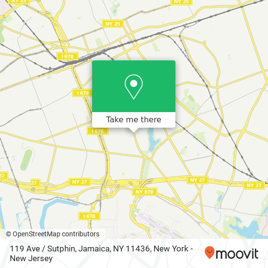 Mapa de 119 Ave / Sutphin, Jamaica, NY 11436