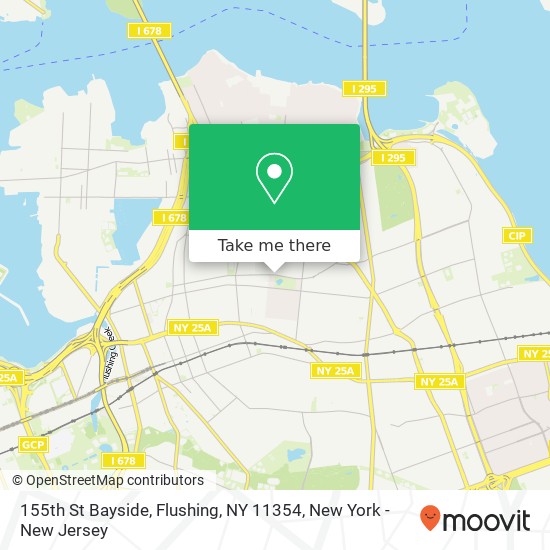 Mapa de 155th St Bayside, Flushing, NY 11354