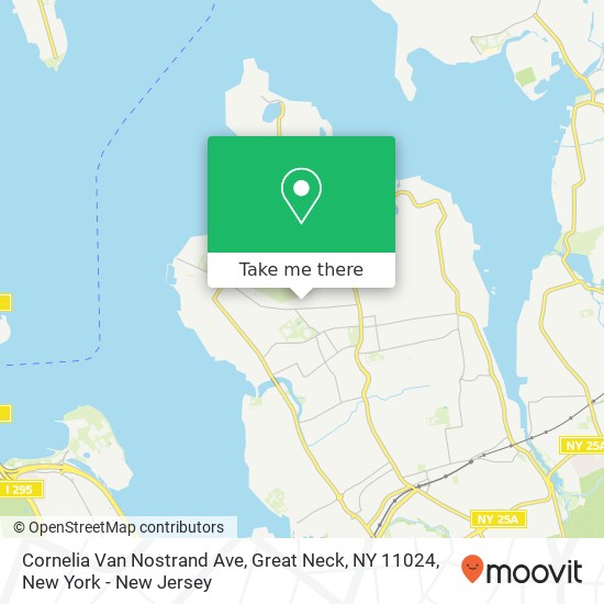 Mapa de Cornelia Van Nostrand Ave, Great Neck, NY 11024
