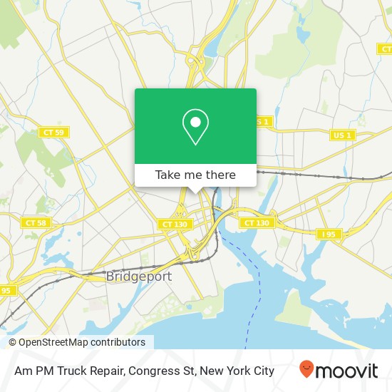 Am PM Truck Repair, Congress St map