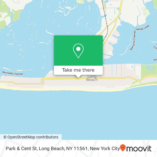 Park & Cent St, Long Beach, NY 11561 map
