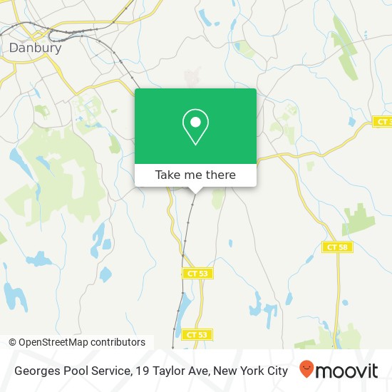 Mapa de Georges Pool Service, 19 Taylor Ave