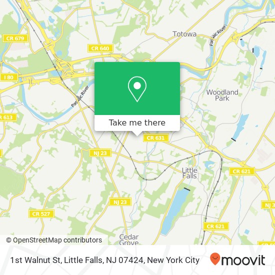 1st Walnut St, Little Falls, NJ 07424 map