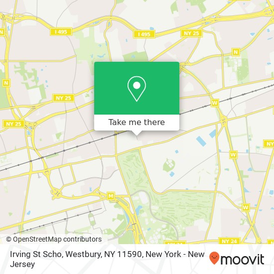 Mapa de Irving St Scho, Westbury, NY 11590