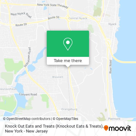 Knock Out Eats and Treats (Knockout Eats & Treats) map