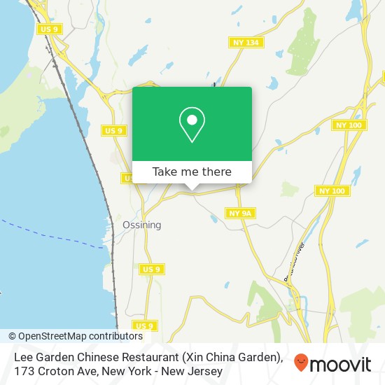 Lee Garden Chinese Restaurant (Xin China Garden), 173 Croton Ave map