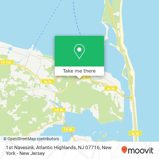 1st Navesink, Atlantic Highlands, NJ 07716 map