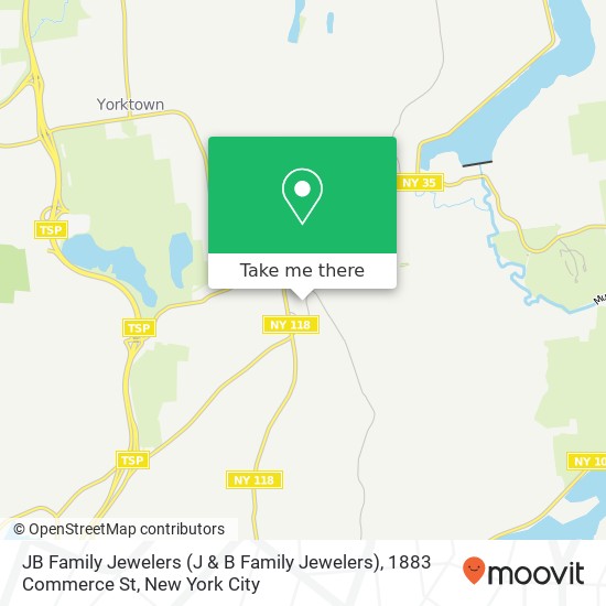 Mapa de JB Family Jewelers (J & B Family Jewelers), 1883 Commerce St