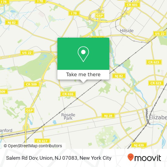 Salem Rd Dov, Union, NJ 07083 map