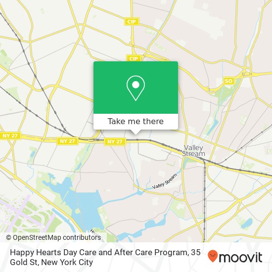 Happy Hearts Day Care and After Care Program, 35 Gold St map