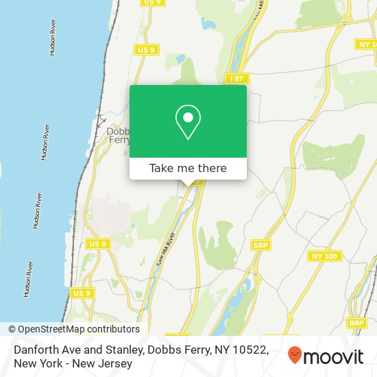 Danforth Ave and Stanley, Dobbs Ferry, NY 10522 map