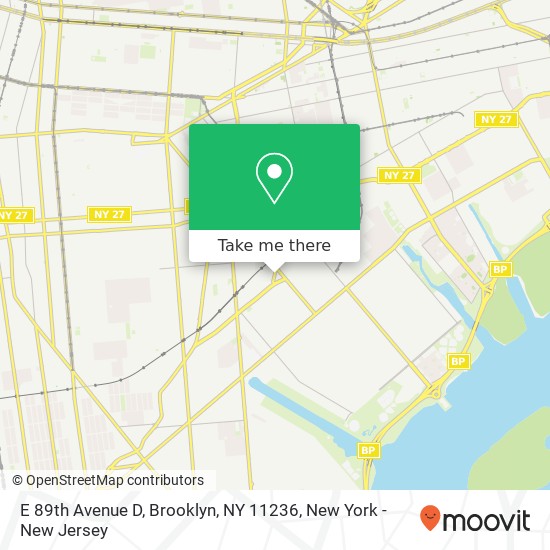 E 89th Avenue D, Brooklyn, NY 11236 map