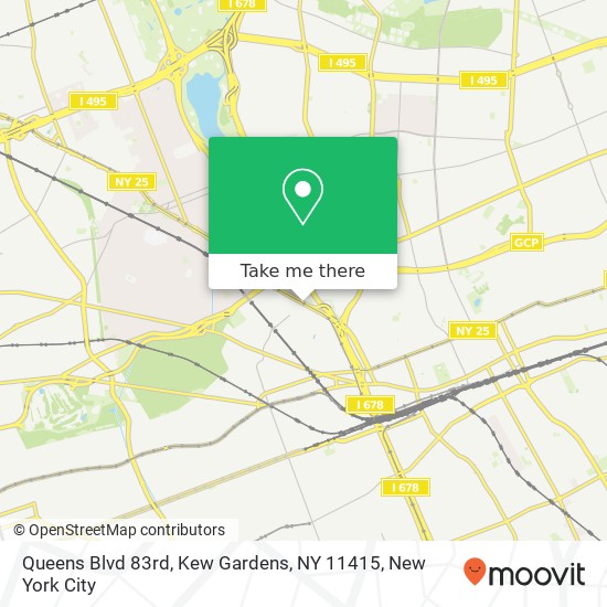Queens Blvd 83rd, Kew Gardens, NY 11415 map