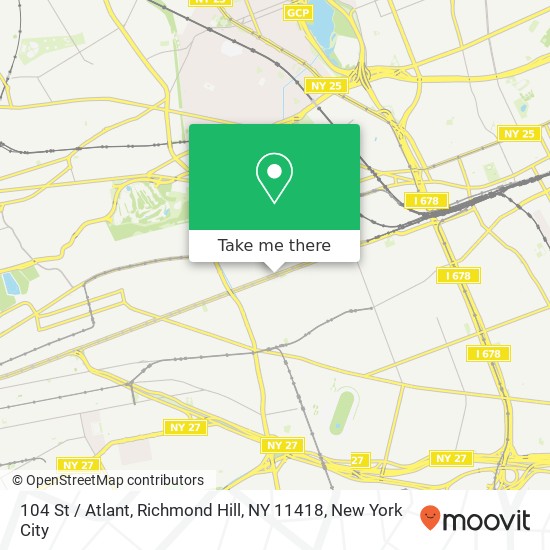 104 St / Atlant, Richmond Hill, NY 11418 map