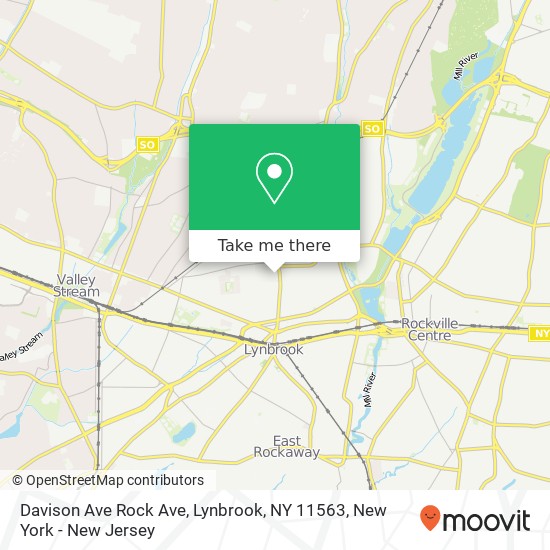 Davison Ave Rock Ave, Lynbrook, NY 11563 map