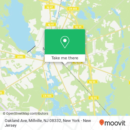 Oakland Ave, Millville, NJ 08332 map