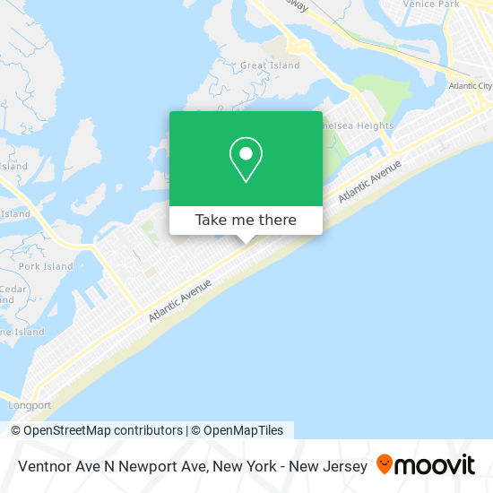 Mapa de Ventnor Ave N Newport Ave