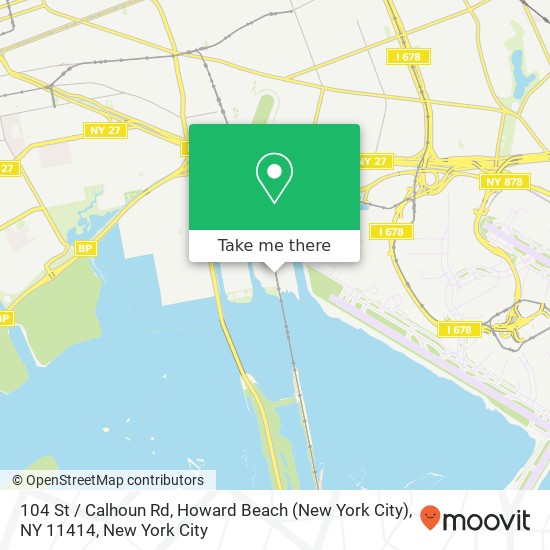 104 St / Calhoun Rd, Howard Beach (New York City), NY 11414 map