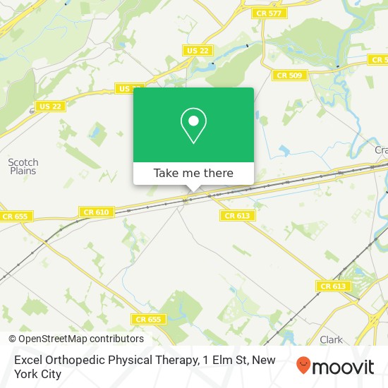 Excel Orthopedic Physical Therapy, 1 Elm St map