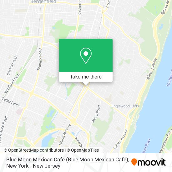 Blue Moon Mexican Cafe map