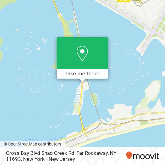 Cross Bay Blvd Shad Creek Rd, Far Rockaway, NY 11693 map