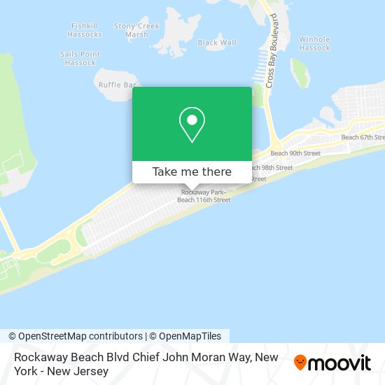 Mapa de Rockaway Beach Blvd Chief John Moran Way