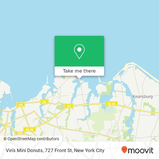 Mapa de Vin's Mini Donuts, 727 Front St