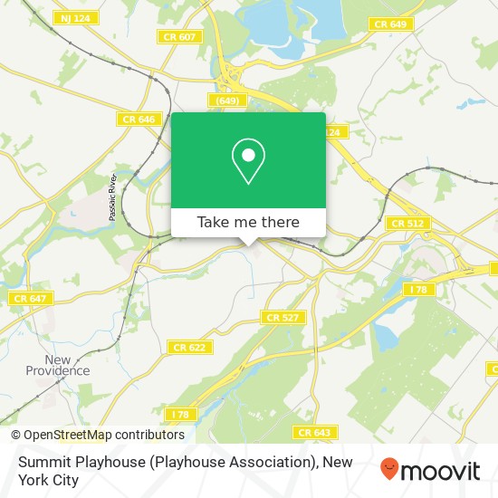 Mapa de Summit Playhouse (Playhouse Association)