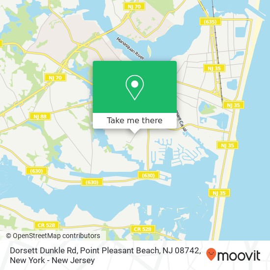 Dorsett Dunkle Rd, Point Pleasant Beach, NJ 08742 map