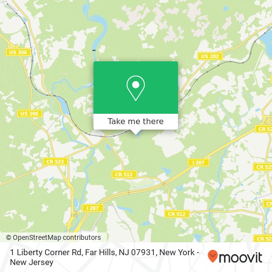 1 Liberty Corner Rd, Far Hills, NJ 07931 map