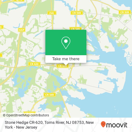 Stone Hedge CR-620, Toms River, NJ 08753 map